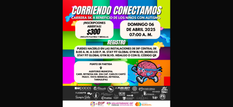 Invita Alcalde a `Corriendo Conectamos´ organizada por el Voluntariado DIF-Reynosa