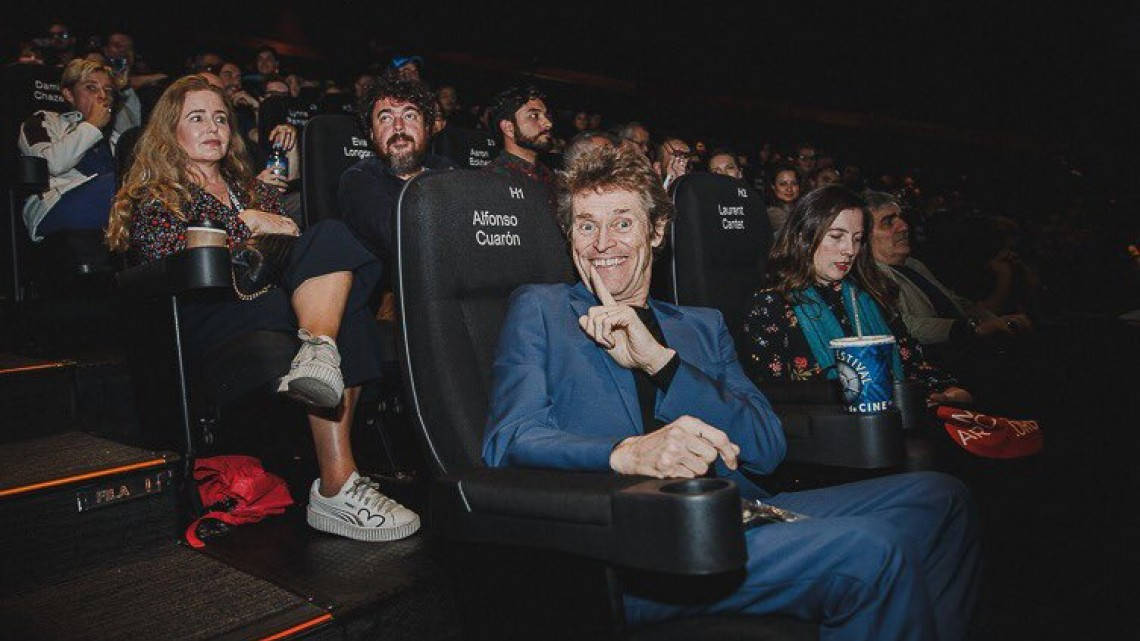 Willem Dafoe en el Festival de Cine de Morelia