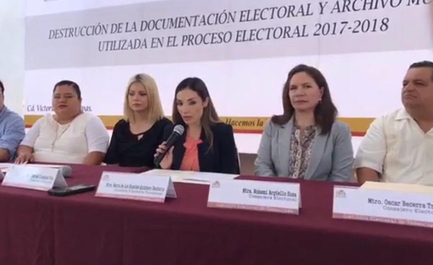 Recibe IETAM 25 quejas de partidos políticos