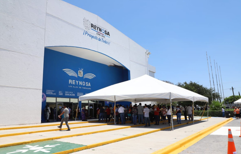 Registran baja afluencia en la vacunación para personas de 40-49 años en Reynosa