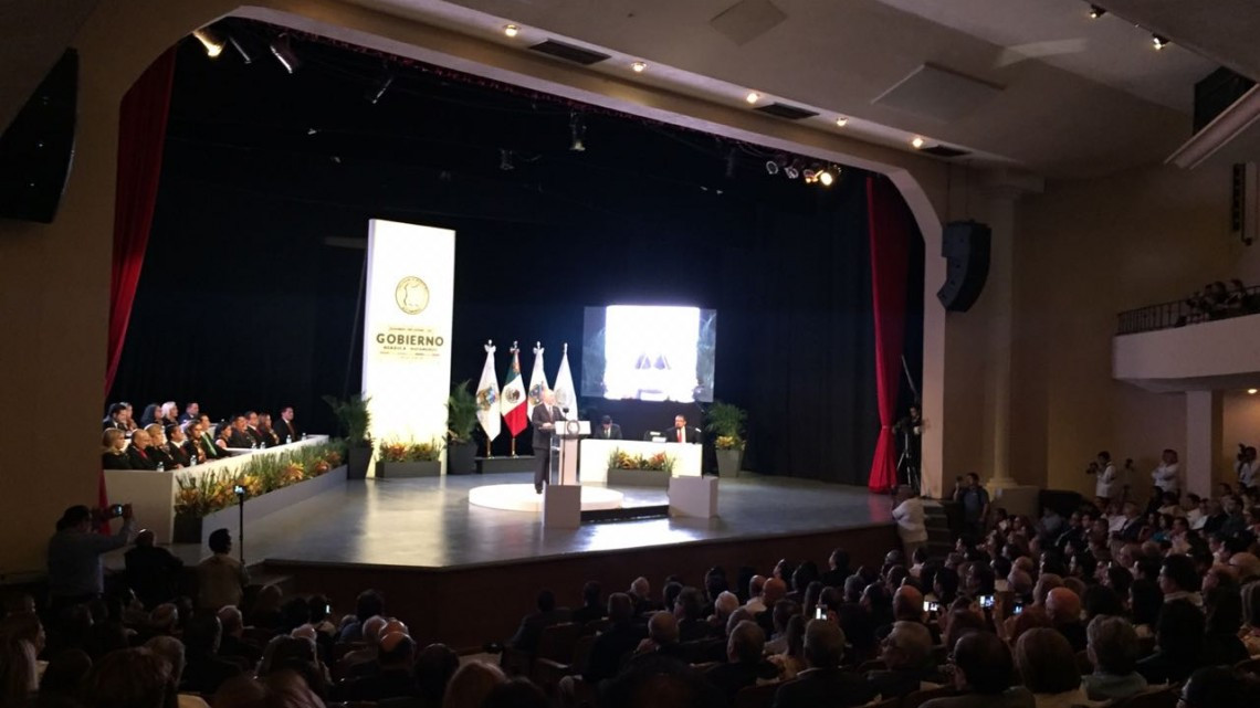 Ofrece Chuchín su segundo informe de gobierno