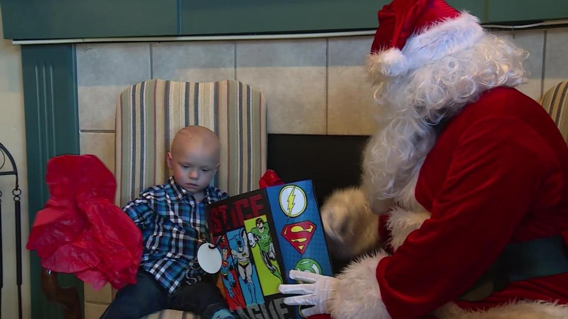 La navidad de ensueño de Brody, un pequeño con cáncer terminal