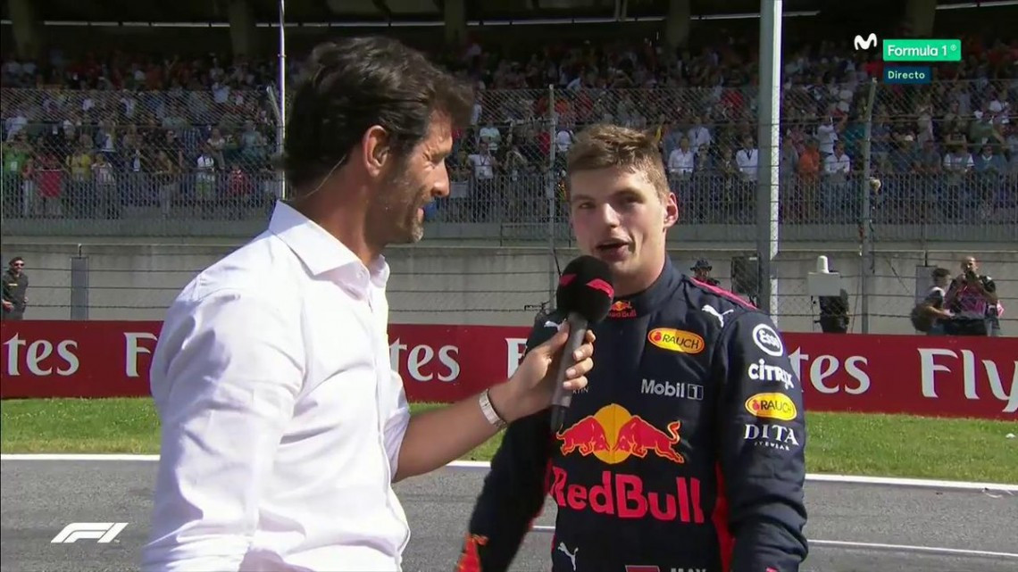 Verstappen se lleva el primer lugar en el GP de Austria