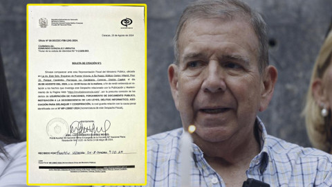 La Fiscalía de Venezuela cita para el lunes a González Urrutia por supuesta “conspiración”