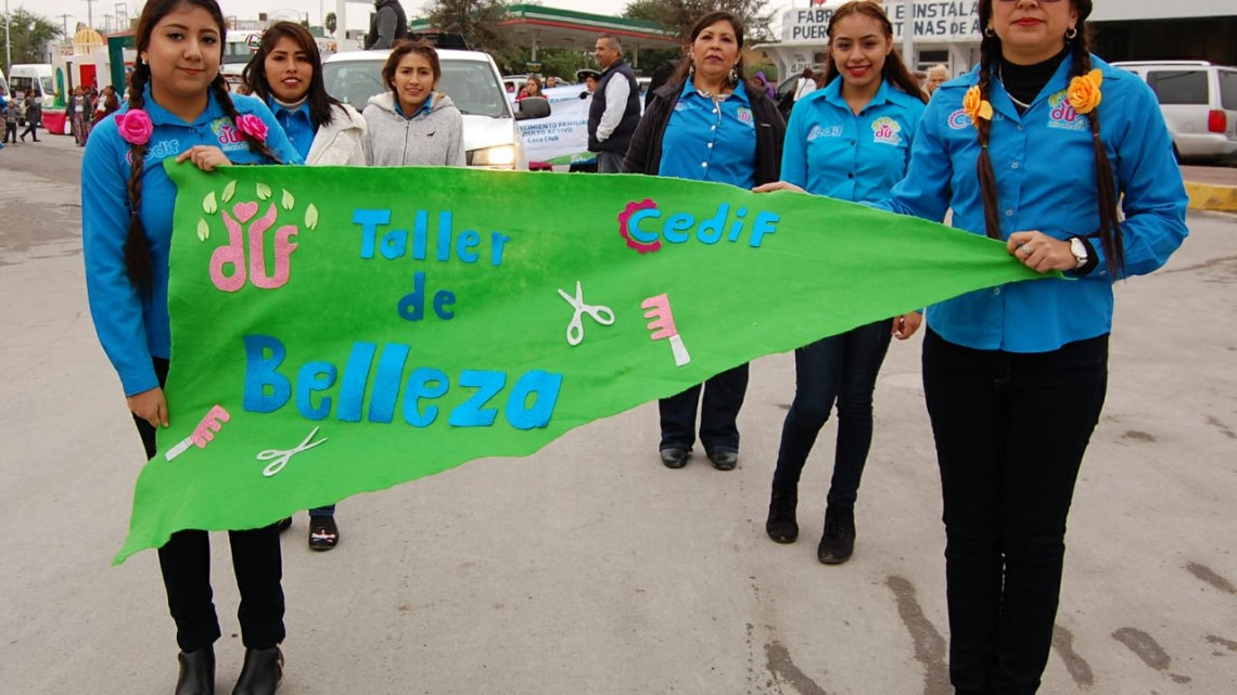 Participa DIF Río Bravo en magno desfile revolucionario
