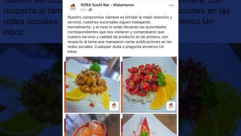 Intoxicados por sushi reclaman pago de gastos médicos