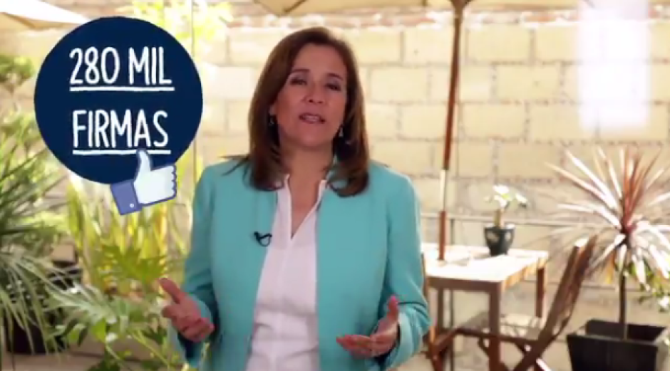 Margarita Zavala agradece apoyo por recolección de firmas