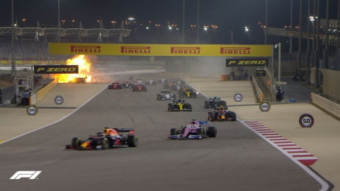 Hamilton conquista el GP de Baréin; ‘Checo’ Pérez abandona la carrera tras falla en su vehículo 