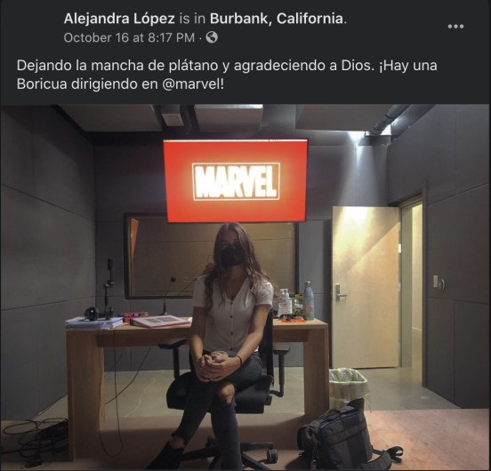 Alejandra López firma para dirigir un proyecto en Marvel Studios