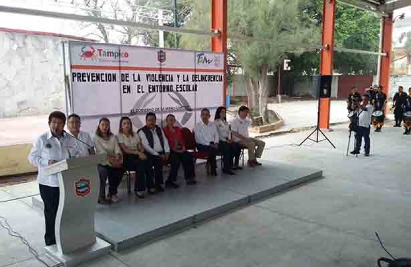 Implementan programa contra la violencia escolar en Tampico 