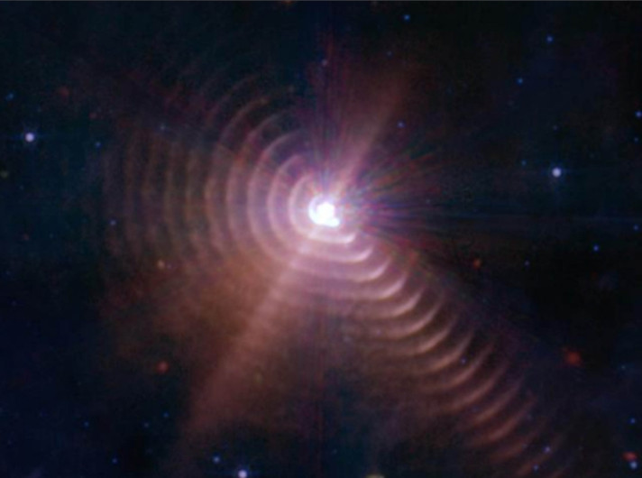 El telescopio James Webb capta choque de estrellas 