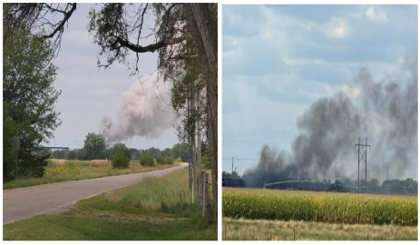 Explota tren con sustancias químicas peligrosas en Nebraska