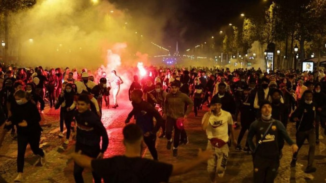 Se reportan disturbios en París tras la derrota del PSG