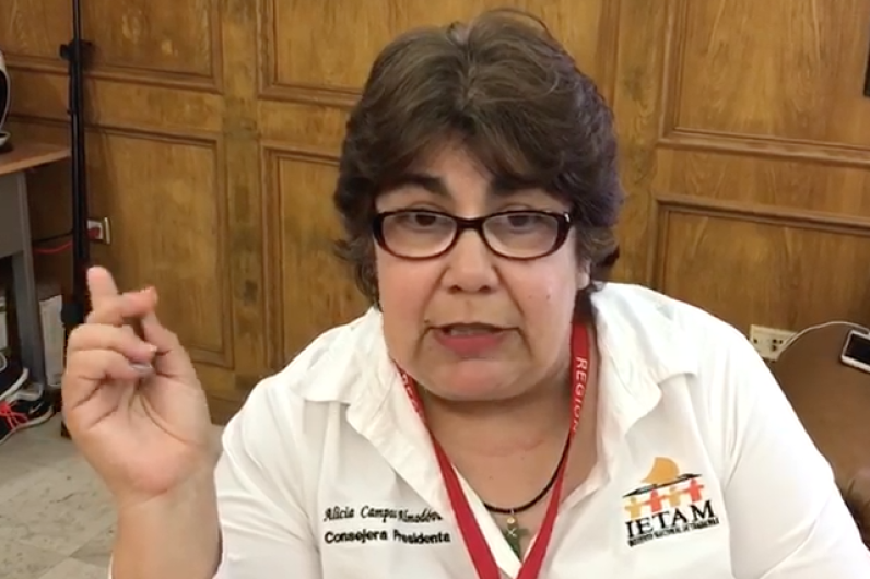 IETAM no pronunciará tendencia por conteo rápido 