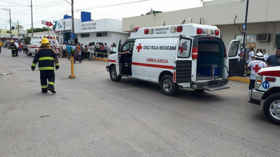 Corto circuito en hospital provoca evacuación de enfermos