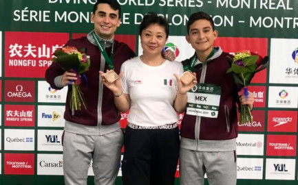 Obtienen Andrés Villarreal y Kevin Berlín bronce en Mundial de Clavados