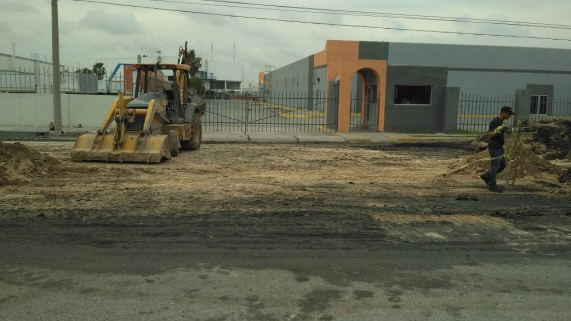 Rehabilitación de caído en Parque Industrial del Norte registra 75% de avance