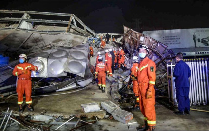 Aumenta a 28 la cifra de muertos tras el derrumbe de hotel en China