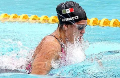 Melissa Rodríguez gana bronce en TYR Pro Swim Series