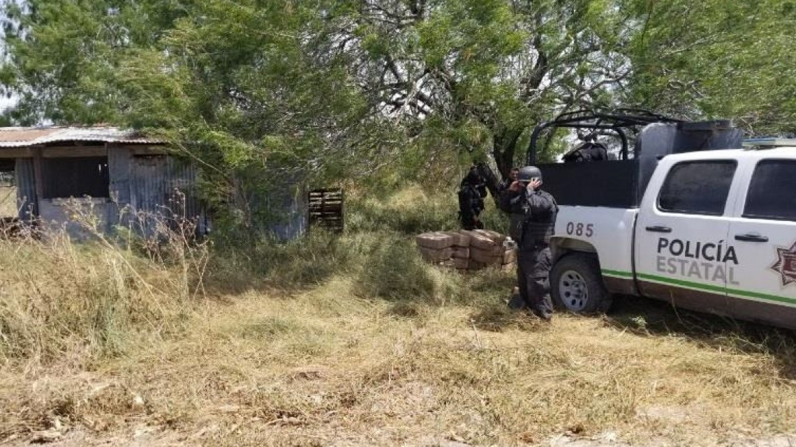 Aseguran 177 kilos de mariguana en Río Bravo