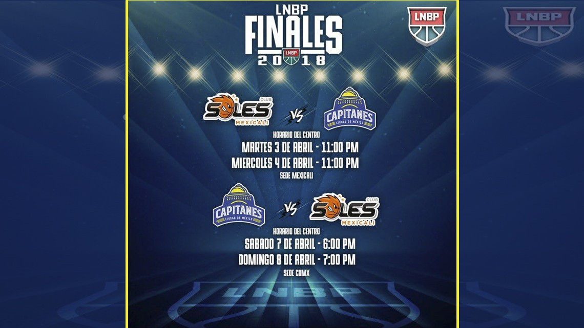Soles de Mexicali​ se queda con el primer juego de la serie final de la LNBP frente a los Capitanes