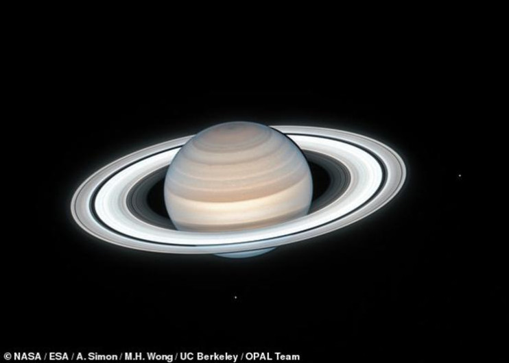 Hubble toma impresionante imagen de Saturno