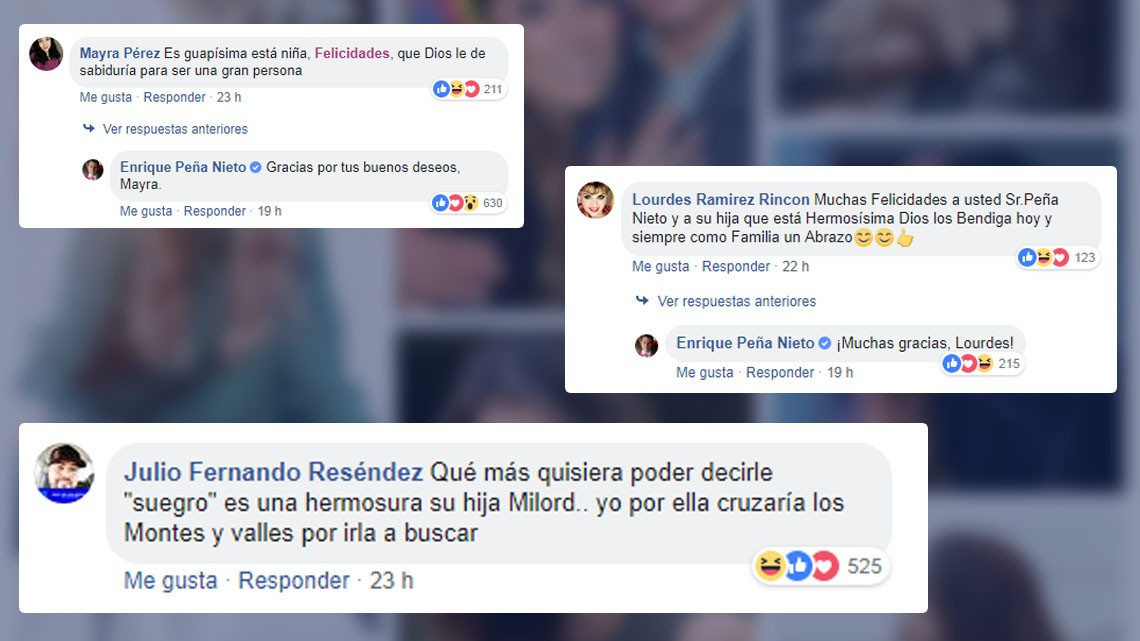 ¡Todos lo quieren de suegro! EPN felicita a una de sus hijas