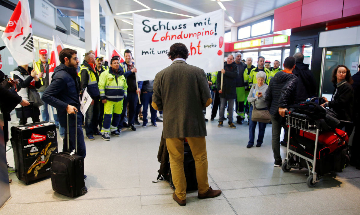 Huelga en aeropuertos de Berlín cancela cientos de vuelos