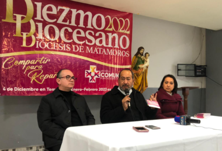 Invitan a católicos a cooperar con diezmo