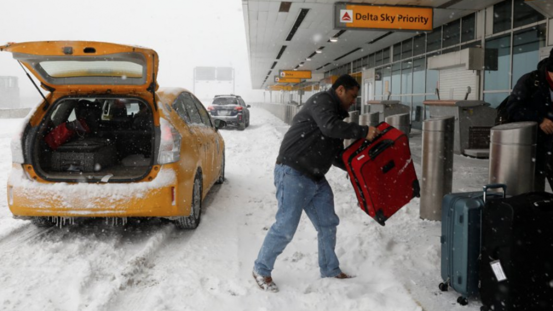Heladas en EU y Canadá en imágenes