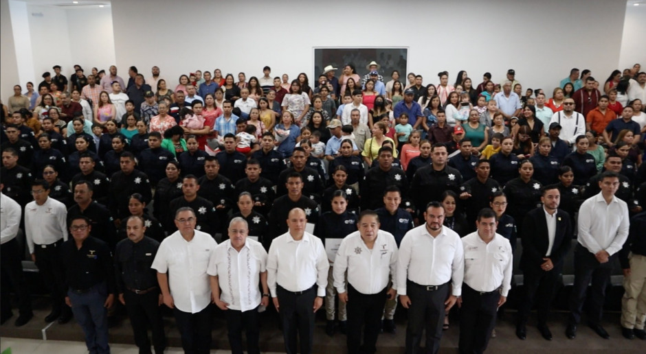 Entrega USJT nueva generación de 60 elementos de Guardia Estatal y Policía de Investigación