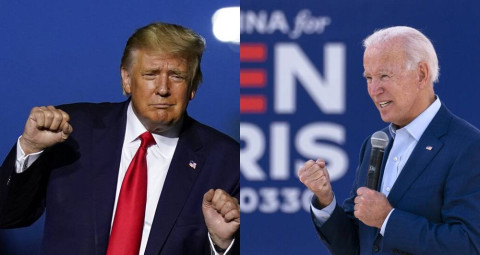 Trump y Biden tendrán hoy la recta final de mítines rumbo a las elecciones de mañana 