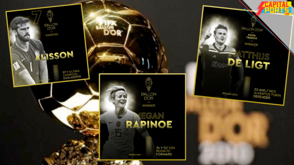 Lionel Messi y Rapinoe, ganadores del Balón de Oro 2019