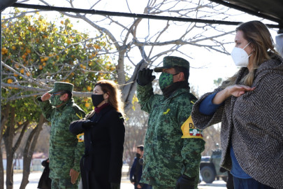 Participa Alcaldesa en ceremonia del Día del Ejército 