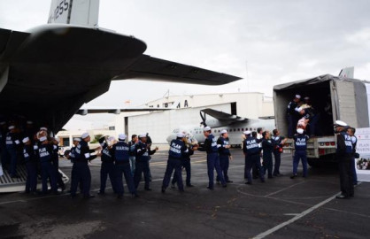 Entrega Semar apoyo a damnificados de Oaxaca y Chiapas