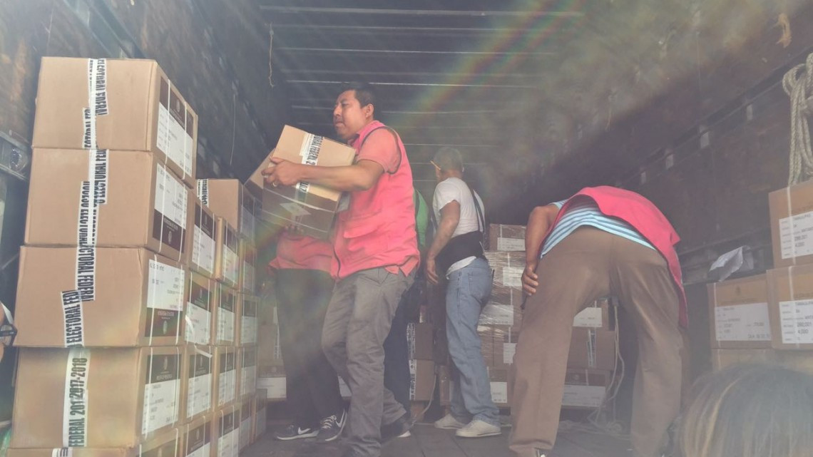 Llegan 938 mil 22 boletas electorales a Matamoros