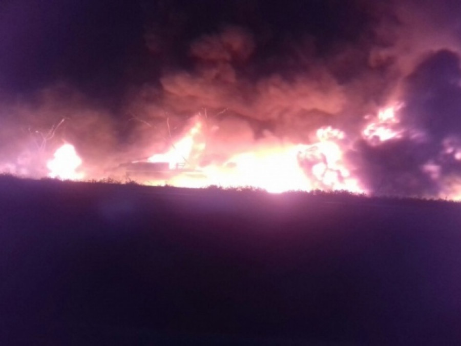 Carretera Matamoros-Reynosa cerrada por choque y explosión  