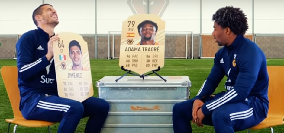 La reacción de Traoré con las valoraciones de su ficha en FIFA 21