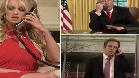 La actriz porno Stormy Daniels se burla de Trump en parodia