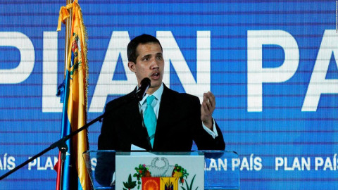 Guaidó presenta plan para “salvar” a Venezuela