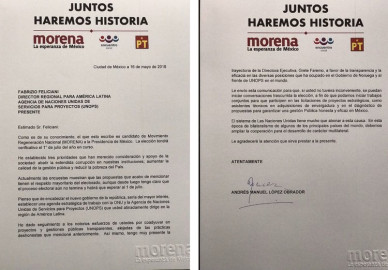 ONU acepta trabajar con AMLO para acabar la corrupción en México