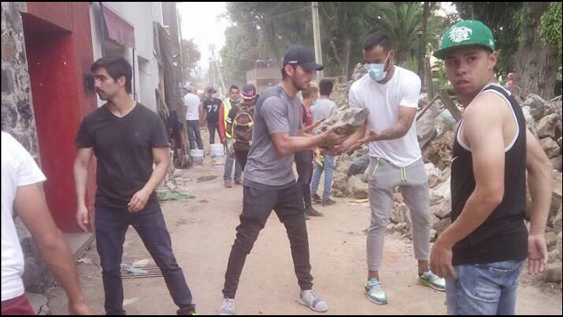 Gremio futbolistico se une en apoyo a afectados