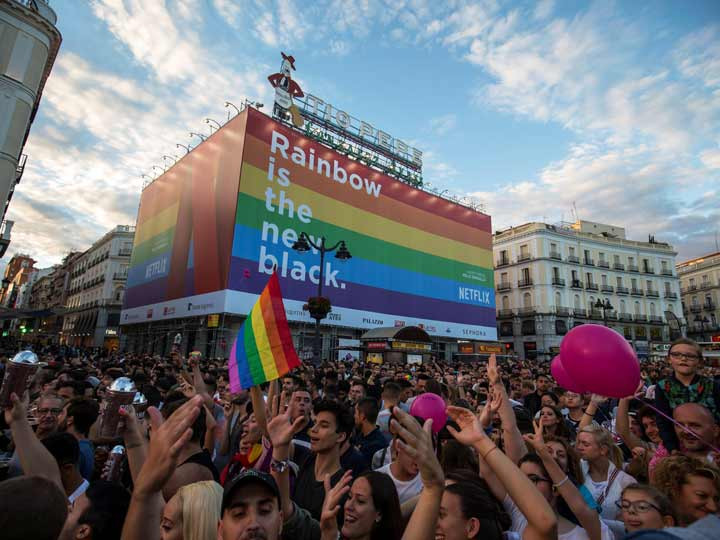 Realizan festival en Madrid por los derechos de la comunidad LGTB 