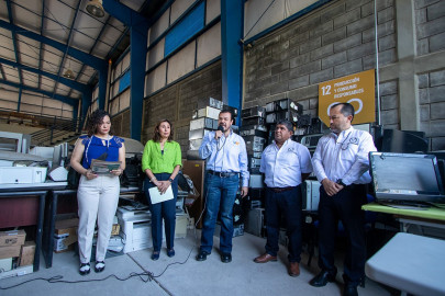 Inaugura rector de la UAT campaña de reciclaje y recolección de basura electrónica 