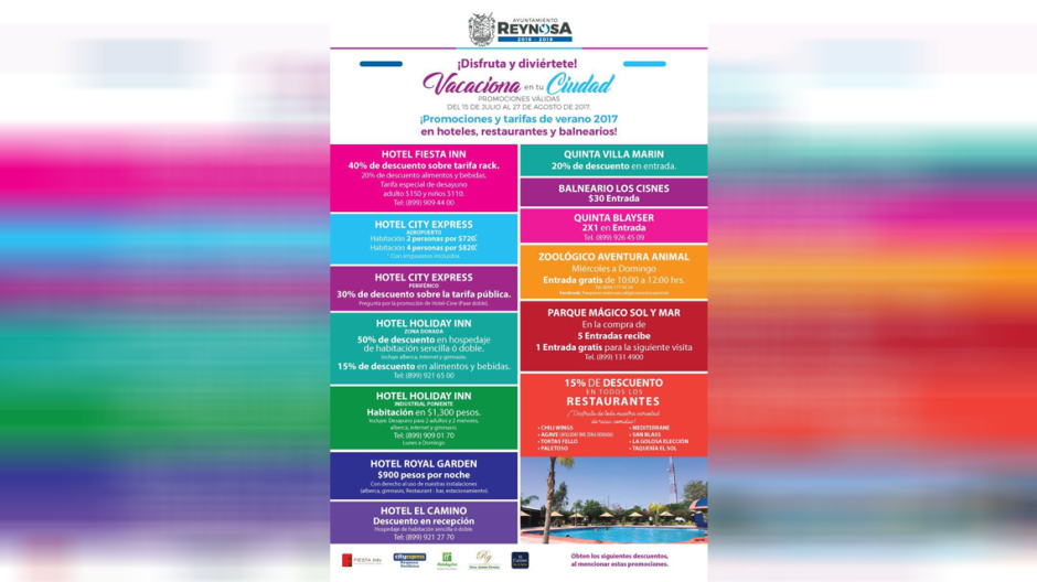 Amplían "Vacaciona en tu ciudad"  con descuentos de hasta 50%   