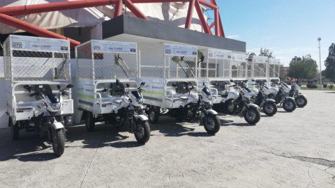Entregará alcalde camionetas, motocicletas y camiones a limpieza pública 