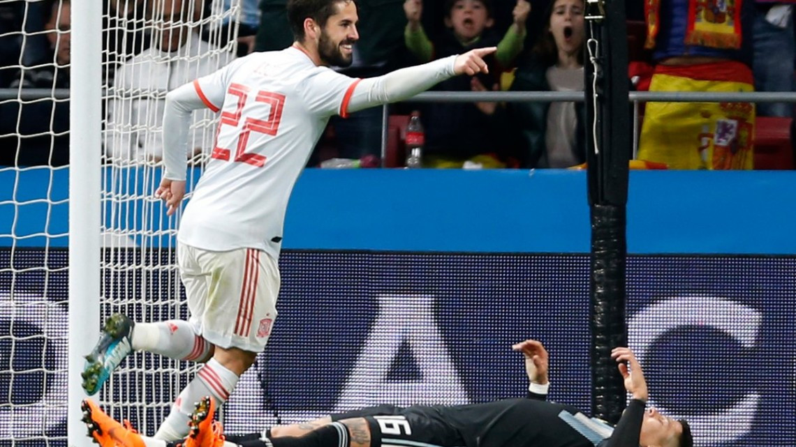 Noche triste para Argentina, España lo golea 6-1