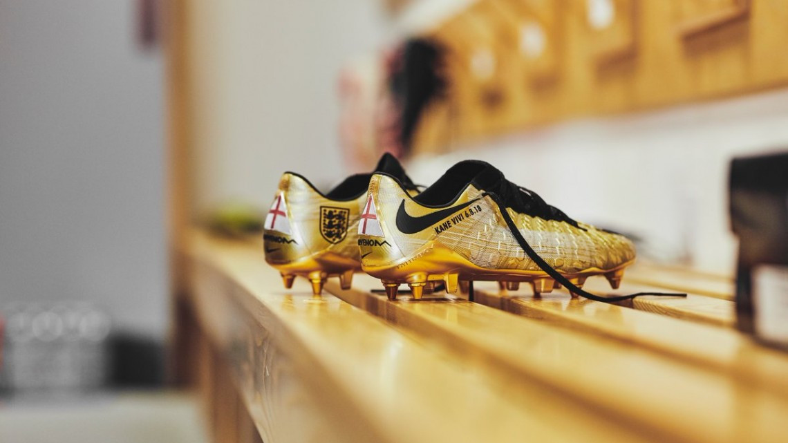 Harry Kane jugará con botas doradas en honor a su Mundial