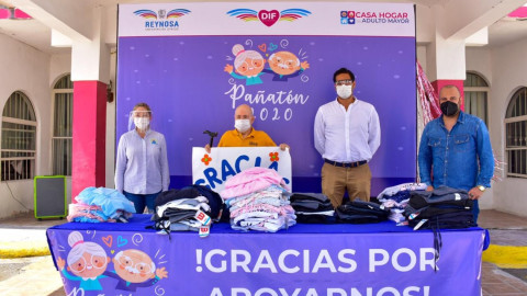 DIF Reynosa invita a unirse al Pañaton 2020 en beneficio de abuelitos y abuelitas de la Casa Hogar del Adulto Mayor