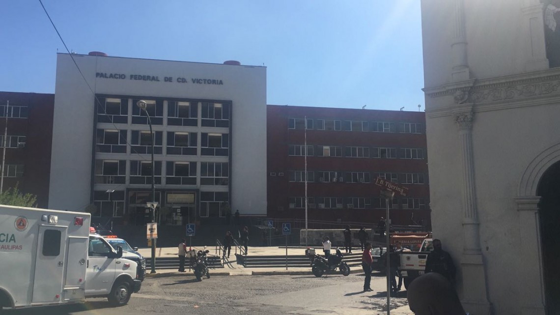 Amenaza de bomba en Palacio Federal de Ciudad Victoria